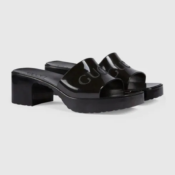 Gucci Shoes - Gucci Rubber Mules/Sandals/Slides